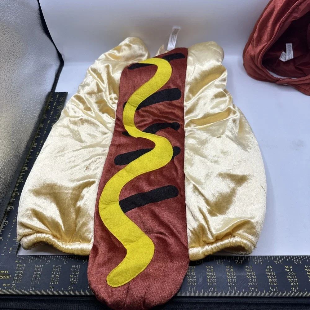 Hot Dog Bun With Mustard Halloween Costume Ages 3+ One Size 20
